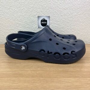 Crocs Baya Navy Blue Clogs Slip On Sandals 10126-410 Men’s 5 Wmn 7